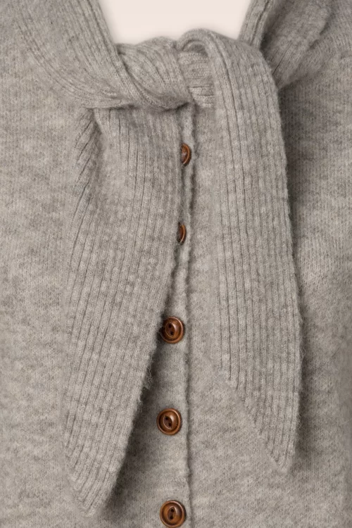 Banned Retro Posey Tie cardigan in biscuit