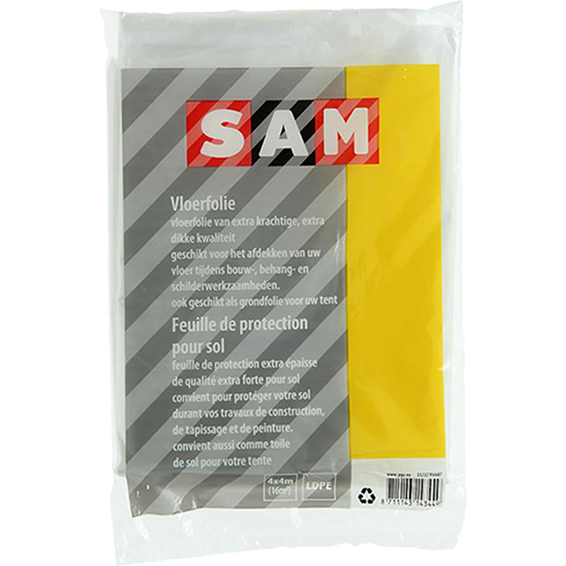 Sam afdekfolie 4x4m
