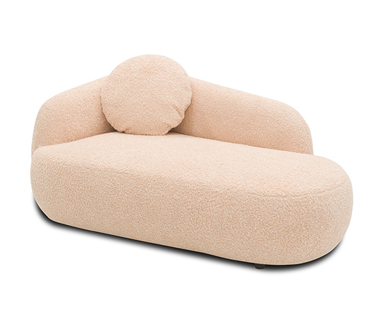 DOMO collection Recamiere »Lovund«, links, creme