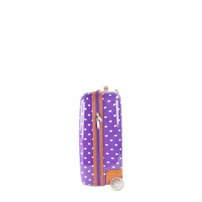 Valise cabine rigide Kids 2 roues 48 cm Violet