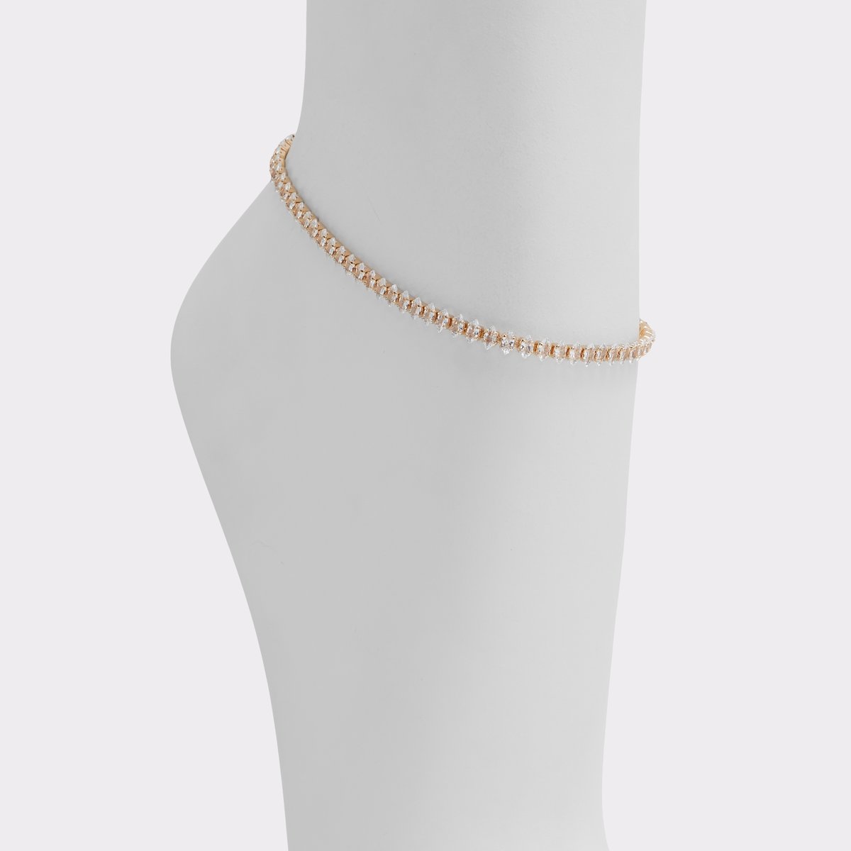 Asodith Gold-Clear Multi Women Anklets