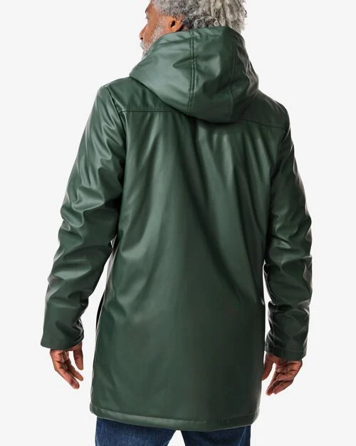 veste à capuche homme vert foncé