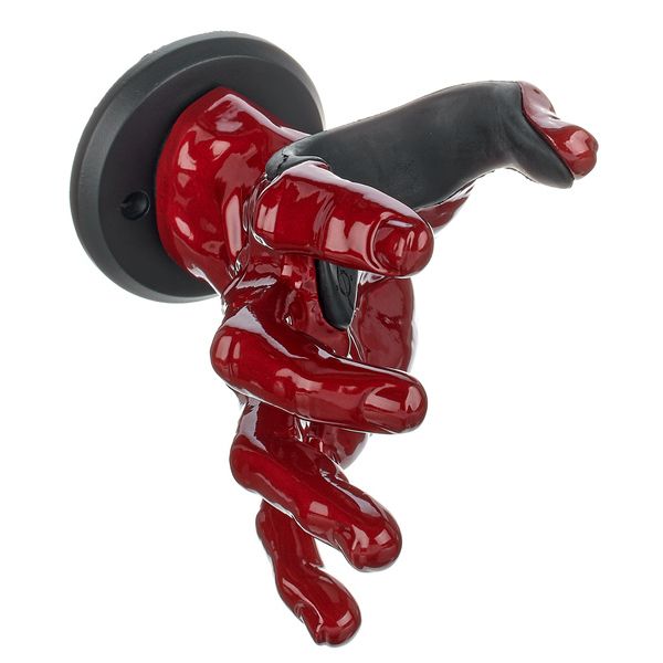 Guitar Grip Male Hand Red Metallic Right