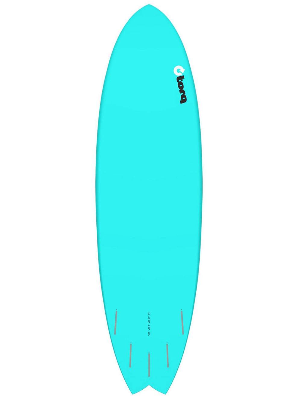 Torq Epoxy Tet Mod Fish Pinlines Surfboard blue