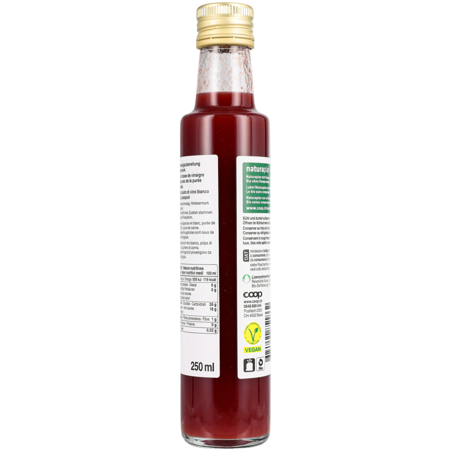 Naturaplan Bio Himbeeren Essigzubereitung