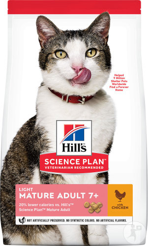 Hill's Science Plan Féline Mature Adulte 7+ Light Au Poulet 1,5kg