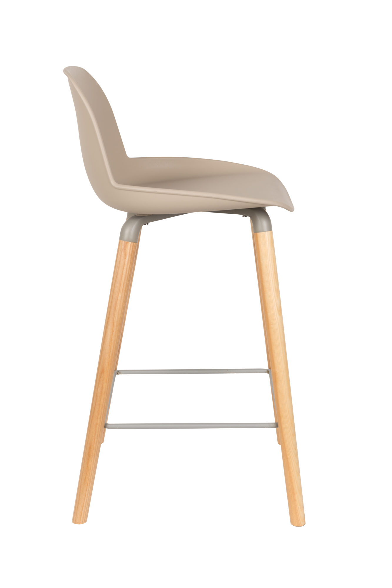 Barkruk Albert Kuip (zithoogte 65 cm) taupe - set van 2