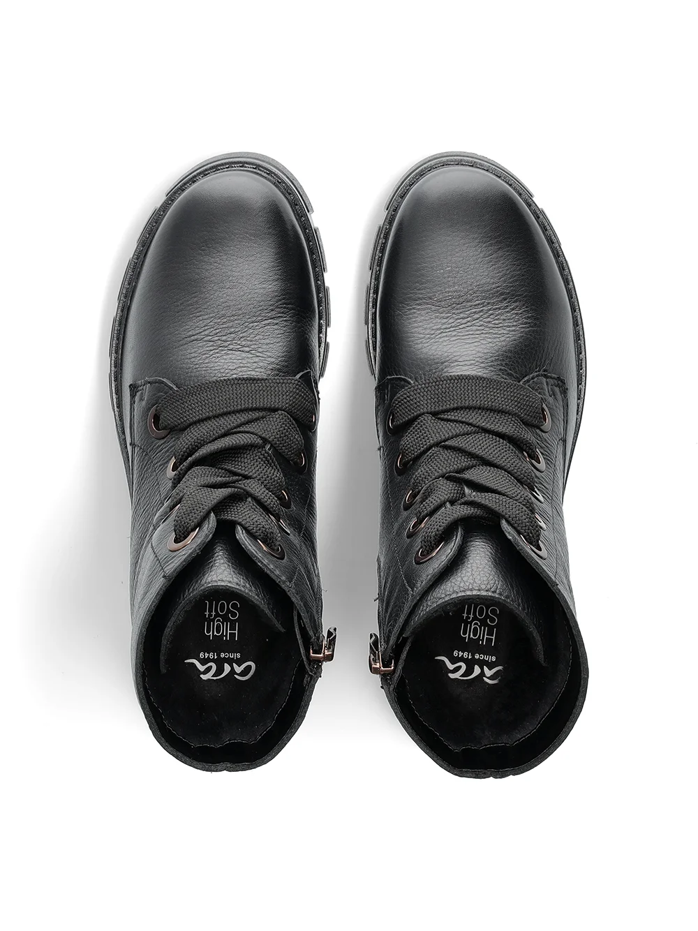 Schnürstiefelette Dover schwarz