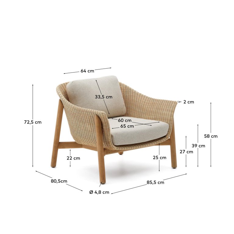 Kave Home Galea fauteuil