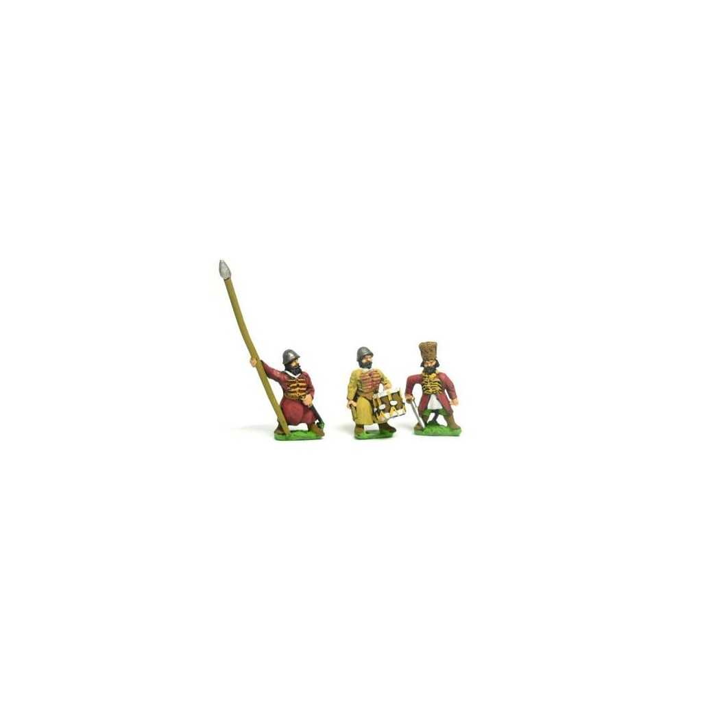 Streltsi: Command: Officer, Standard Bearer & Drummer