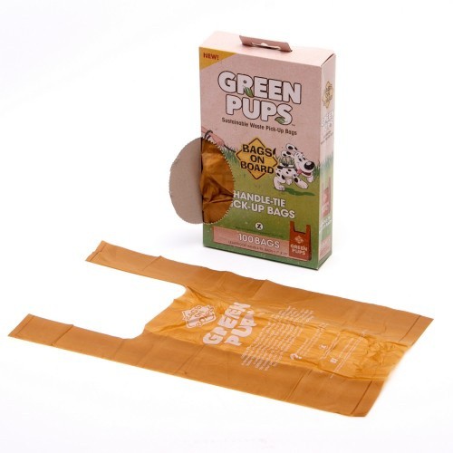 Sacos ecológicos para recolher dejetos caninos com aroma natural.