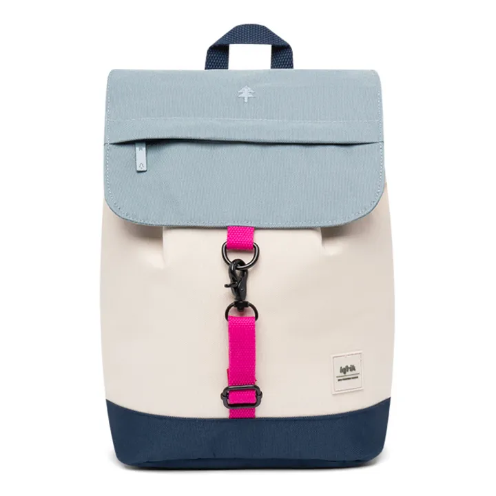 Lefrik Sac à Dos Scout Mini Tricolore | Ecru