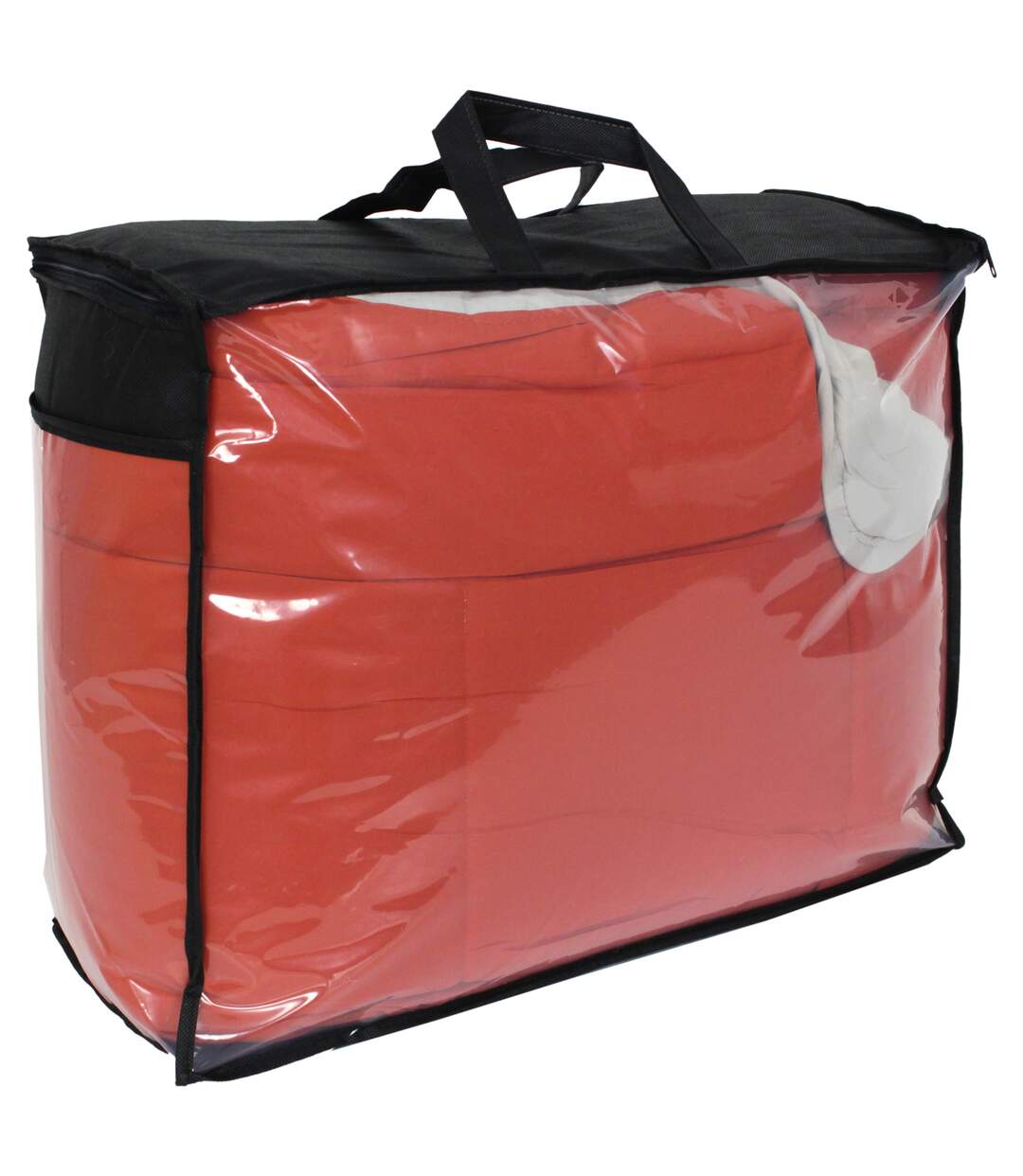 Couette hiver 140x200 cm COCOON BICOLORE Gingembre/Galet garnissage fibre polyester 400g/m2