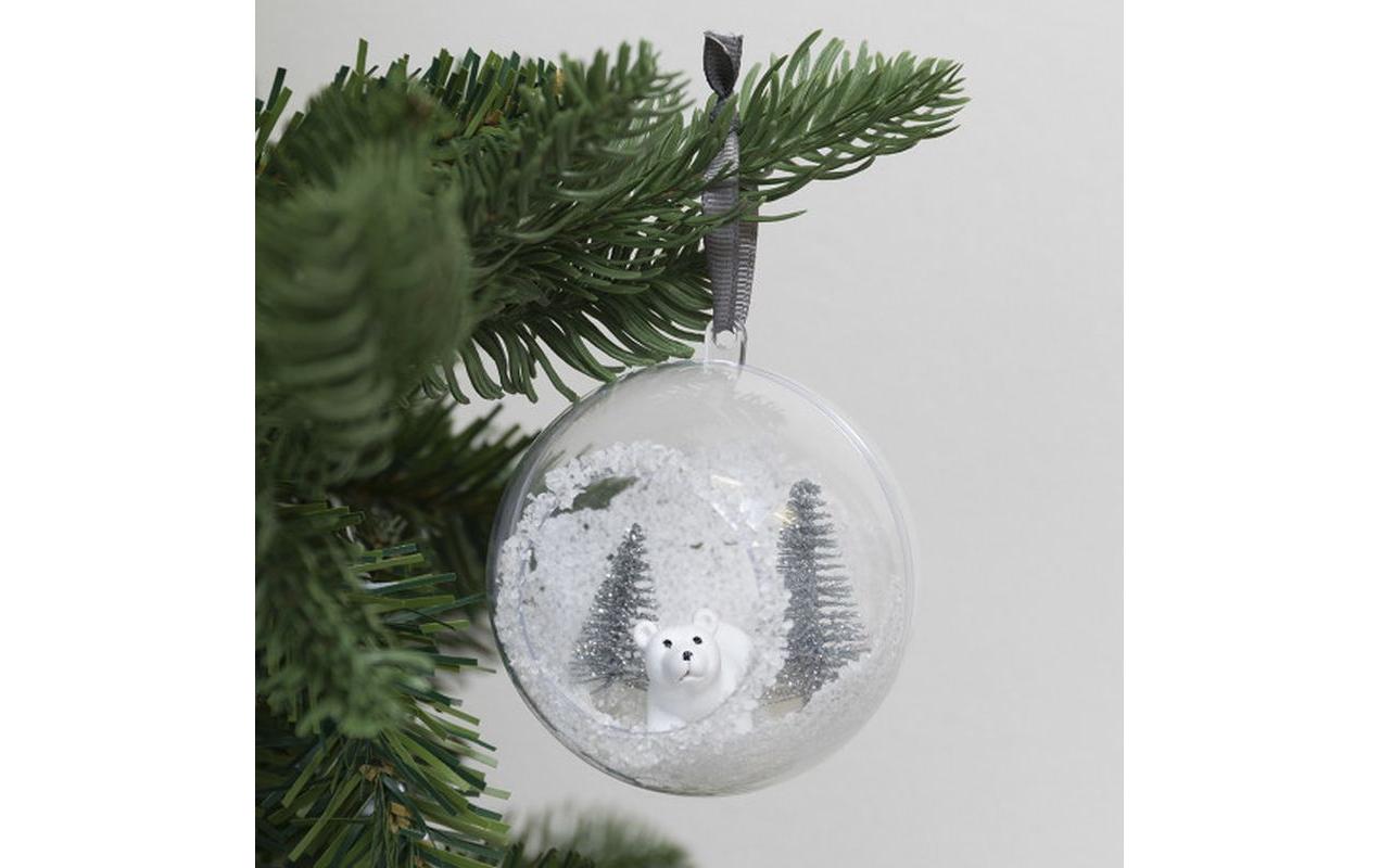 Weihnachtsbäume Silber, 5 StückDeko Weihnachtsbaum klein