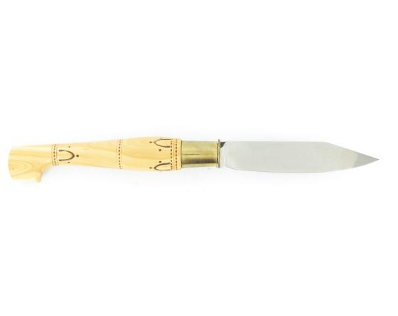 Nontron Virole n° 30 - Sabot - Manche en Buis avec pyrogravure Couteaux de Poche par Nontron
