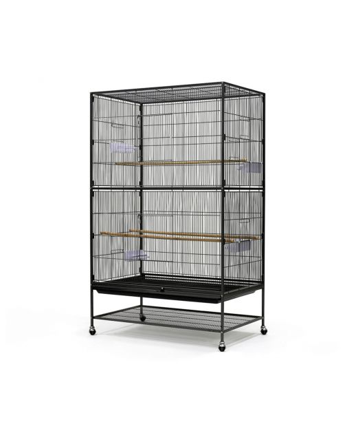 Keddoc Vogelkooi Super Home - Vogelverblijven - 94x58.4x152.4 cm Antraciet