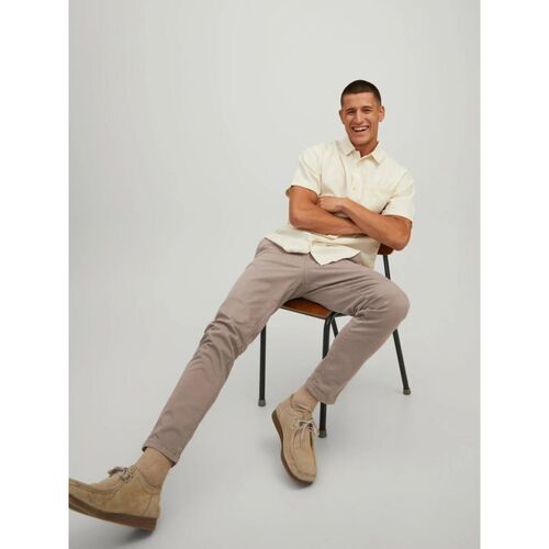 Jack & Jones - 12184901 MARCO JJFRED-OXFORD TAN Marrón