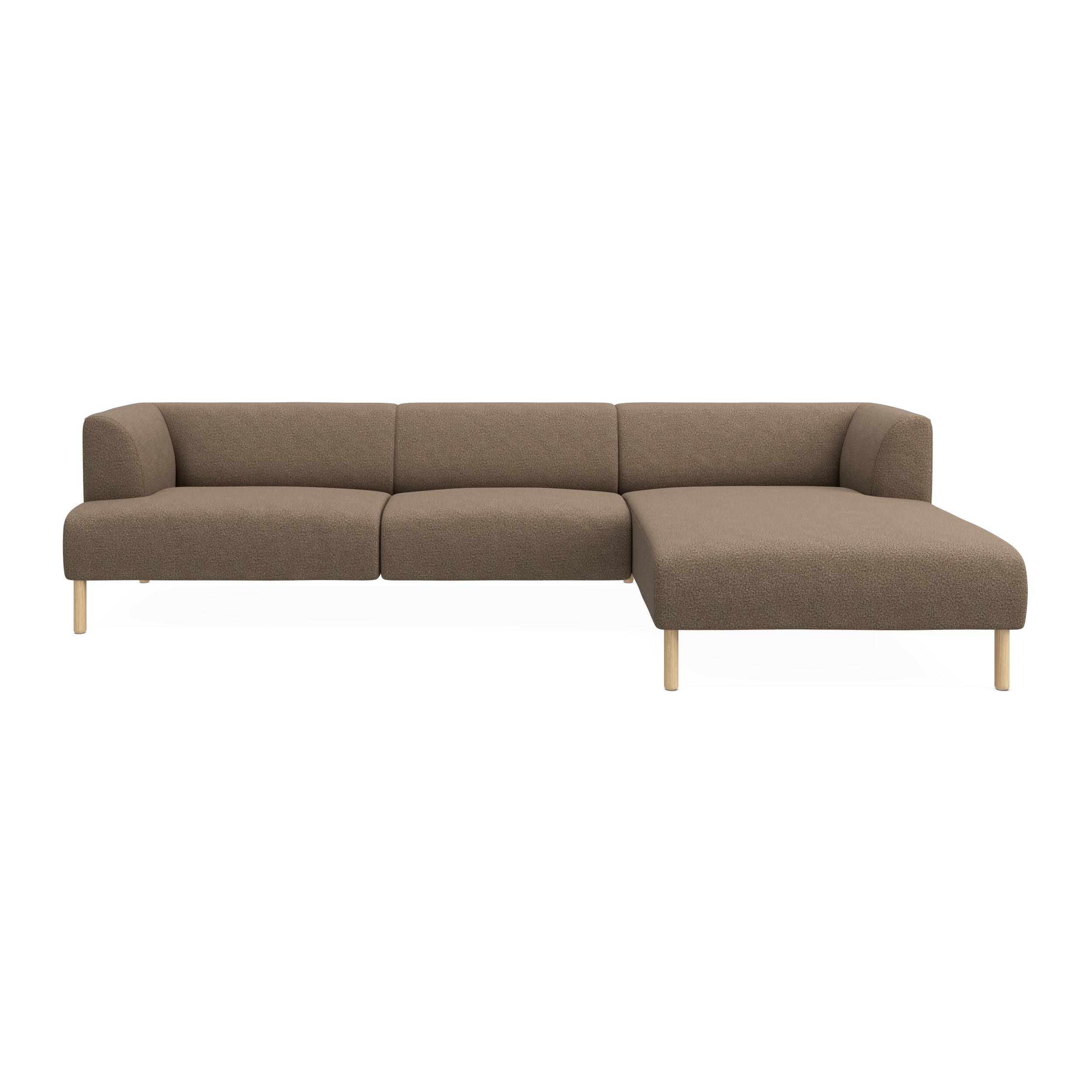 Teron højrevendt sofa med chaiselong