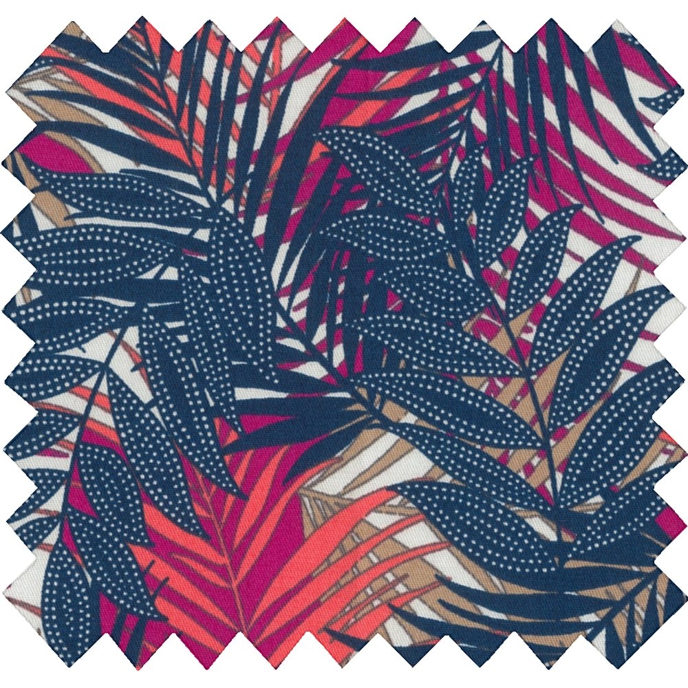 Tissu Enduit Au Mètre Tropical Fire