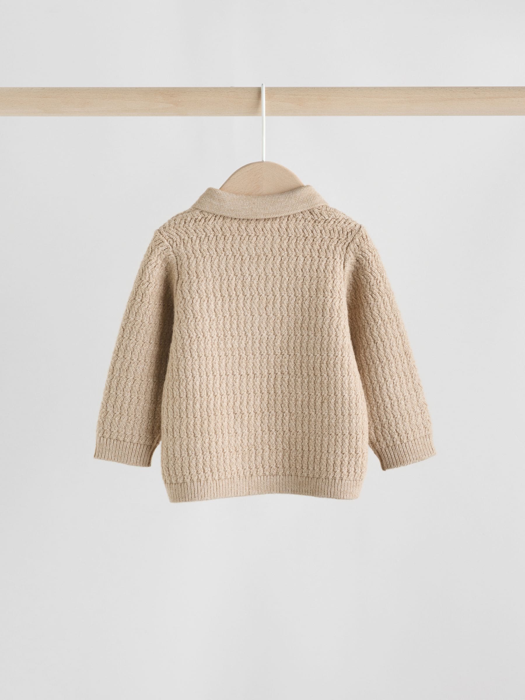 Neutraal - Babyset van gebreide top en broek (0mnd-2jr)