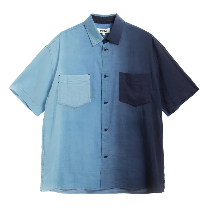 YMC Chemisette Mitchum Coton | Bleu
