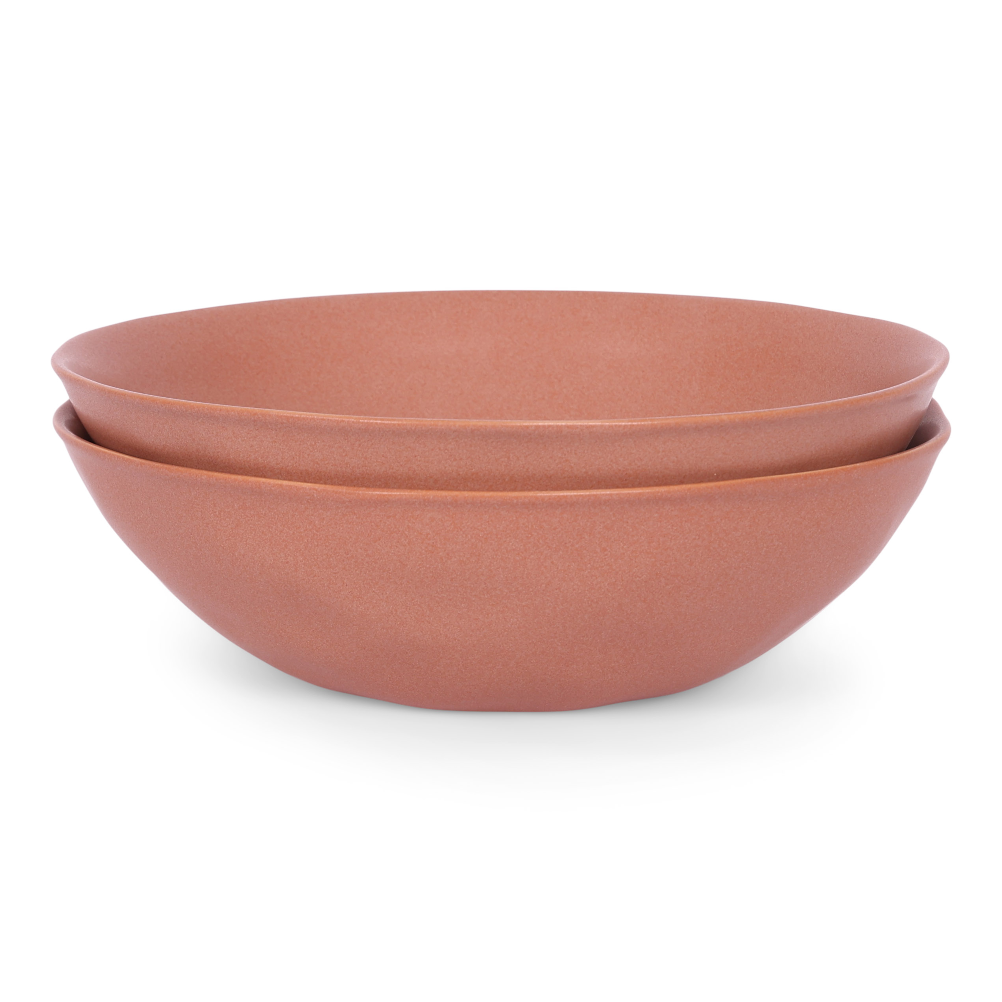 Schaal Alva soft Ø30 cm terra - set van 2