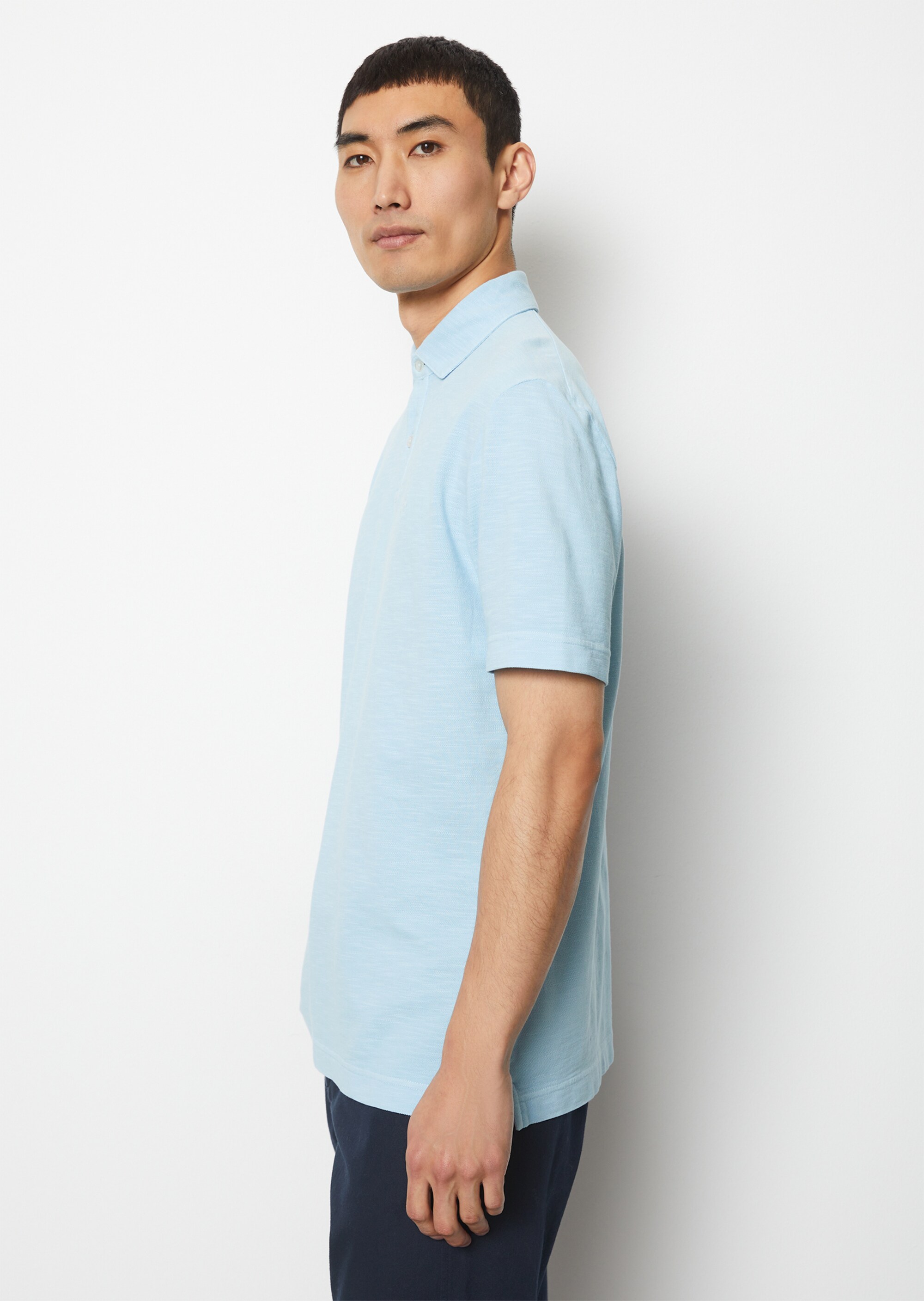 DfC Poloshirt Piqué regular in Piqué-Slub-Qualität