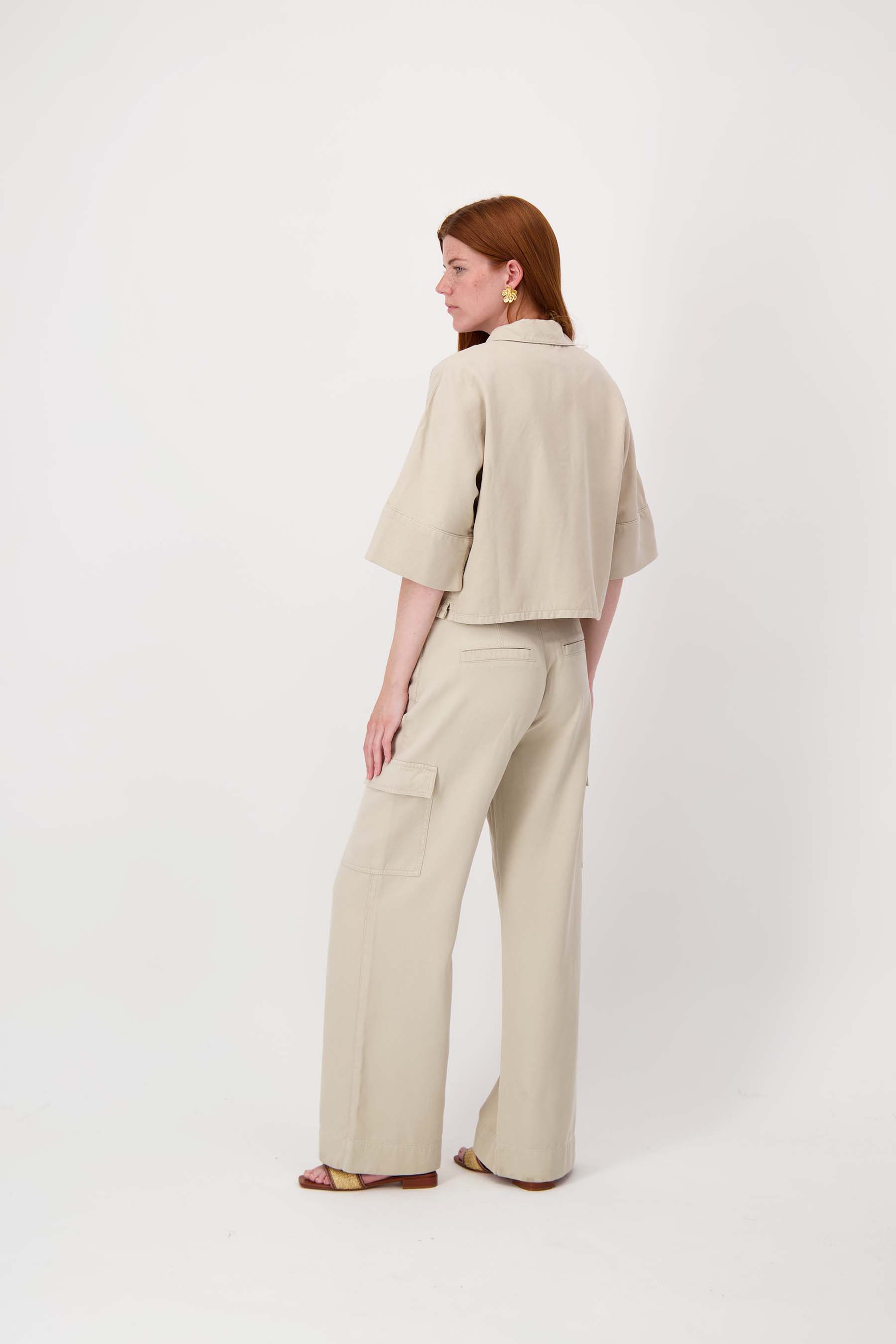cargo broek wijd model
