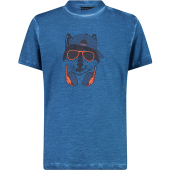 CMP Boys Pigment Dye T-Shirt Pacific Kinder