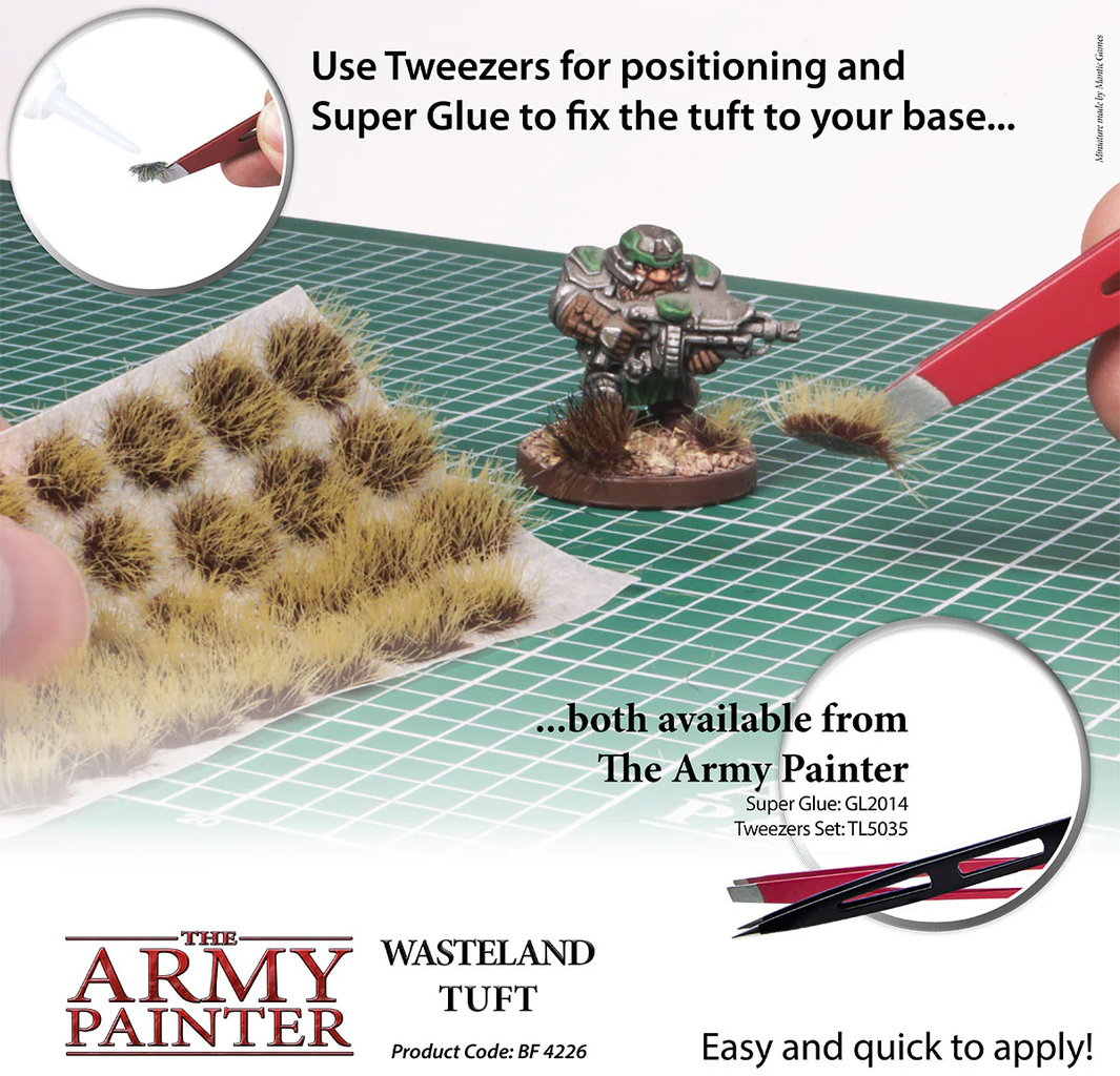The Army Painter  Wasteland Tuft    Erschaffe Zonen der Verwüstung in deiner Miniaturwelt