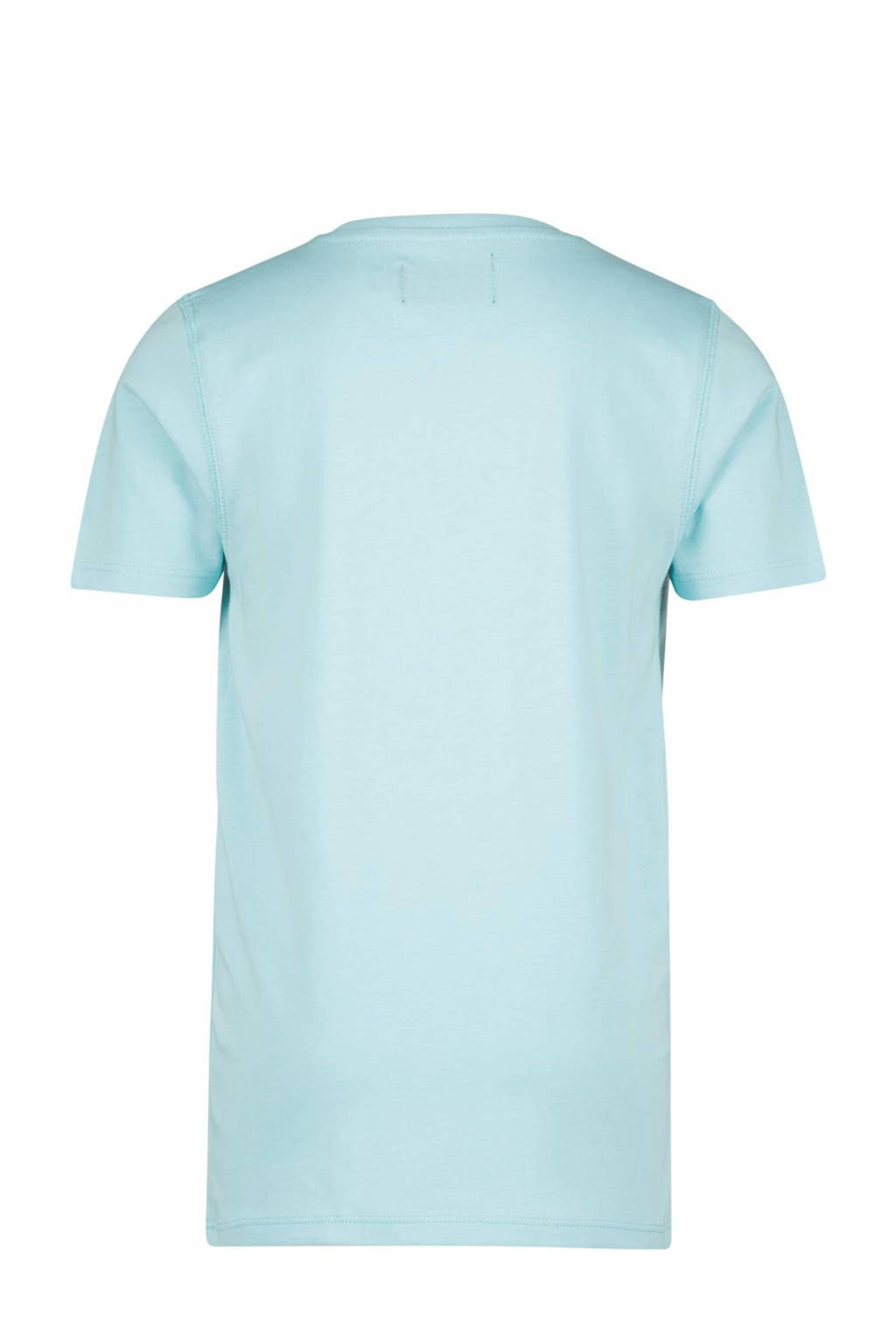 Raizzed T-shirt met logo lichtblauw