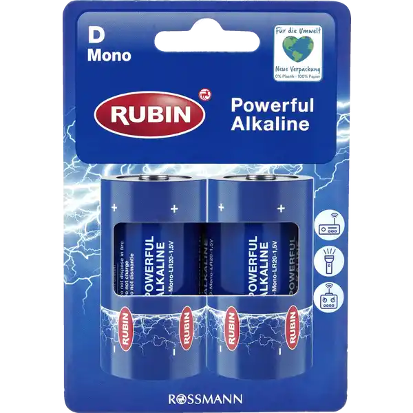 Powerful Alkaline Batterie D Mono