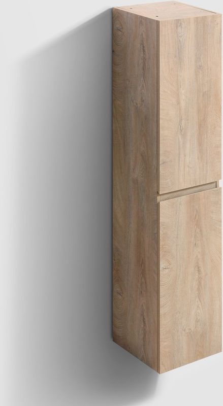 Hoge Kolomkast Clou - Grieks Eiken - 180x35x35 cm - Wandhangend