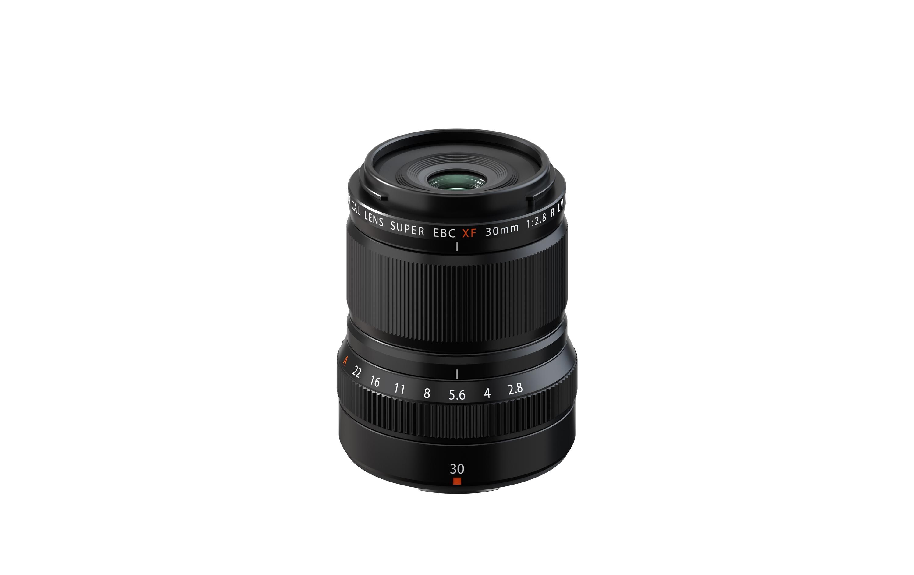 Festbrennweite FUJINON XF 30mm F/2.8 R LM WR Macro X-Mount<br>Kompakte Festbrennweite für Nahaufnahmen mit Abbildungsmassstab 1:1