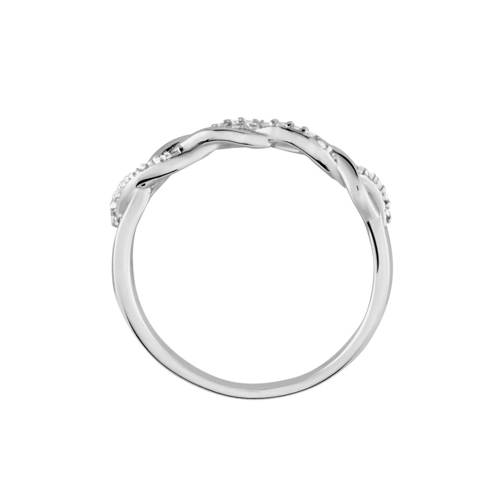 Bague Argent Blanc Cyriaca Oxydes De Zirconium