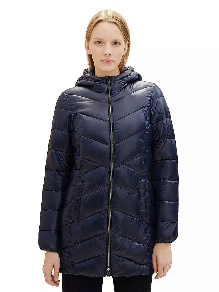 TOM TAILOR Steppmantel blau