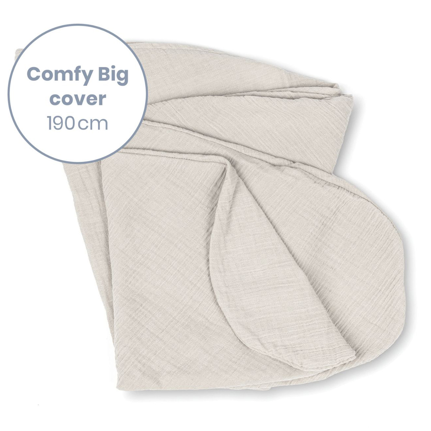 Doomoo Comfy Big cover Tetra beige - Prénatal