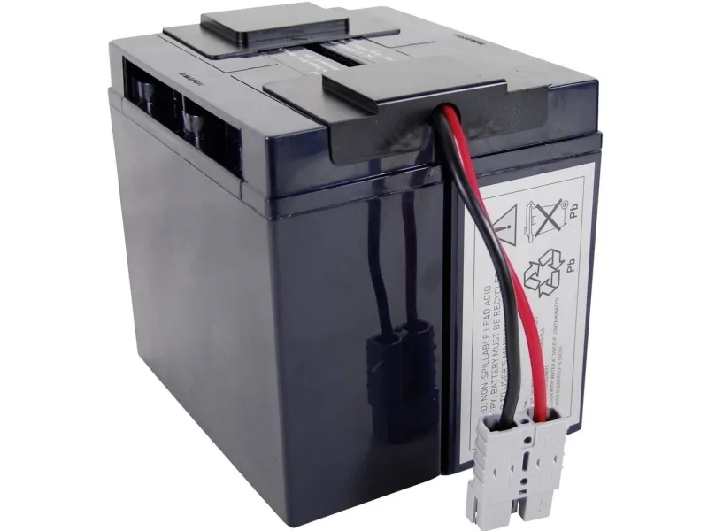 Conrad VISRBC7, Blybatterier (VRLA), 1 stk., sort, APC BP1400, BP1400X116, DLA1500, DLA1500I, SMT1500, SMT1500I, SMT1500ICH, SMT1500TW, SMT1500TW, SMT1500US,...