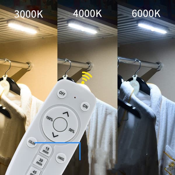 INF LED lyslister med fjernkontroll 3-pak