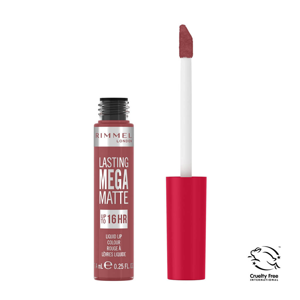 Slecht blijft nog geen uur zitten.Lasting Mega Matte Liquid Lip lipgloss - 210 Rose & Shine