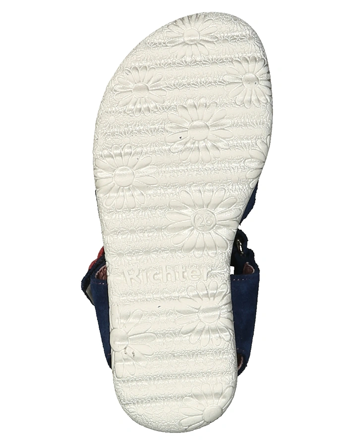 Sandalen GLITTER METALLIC in navy/candy