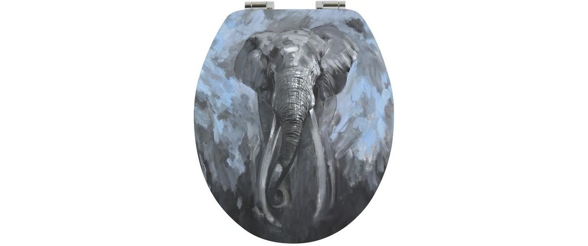 Toilettensitz Elefant GrauWC-Sitz