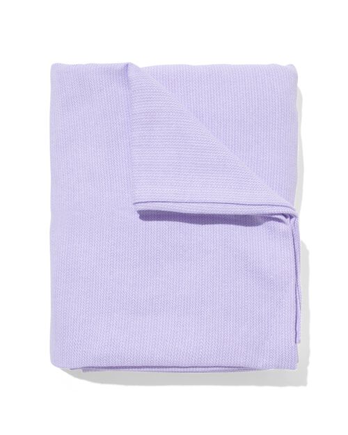 nappe coton 140x240 lilas