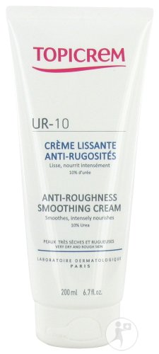 Topicrem UR-10 Crème Lissante Anti-Rugosités Peaux Très Sèches Et Rugueuses Tube 200ml