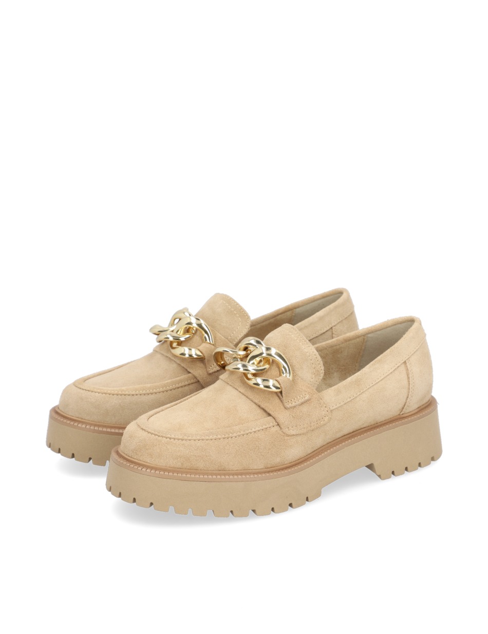 Veloursleder Slipper klassisch