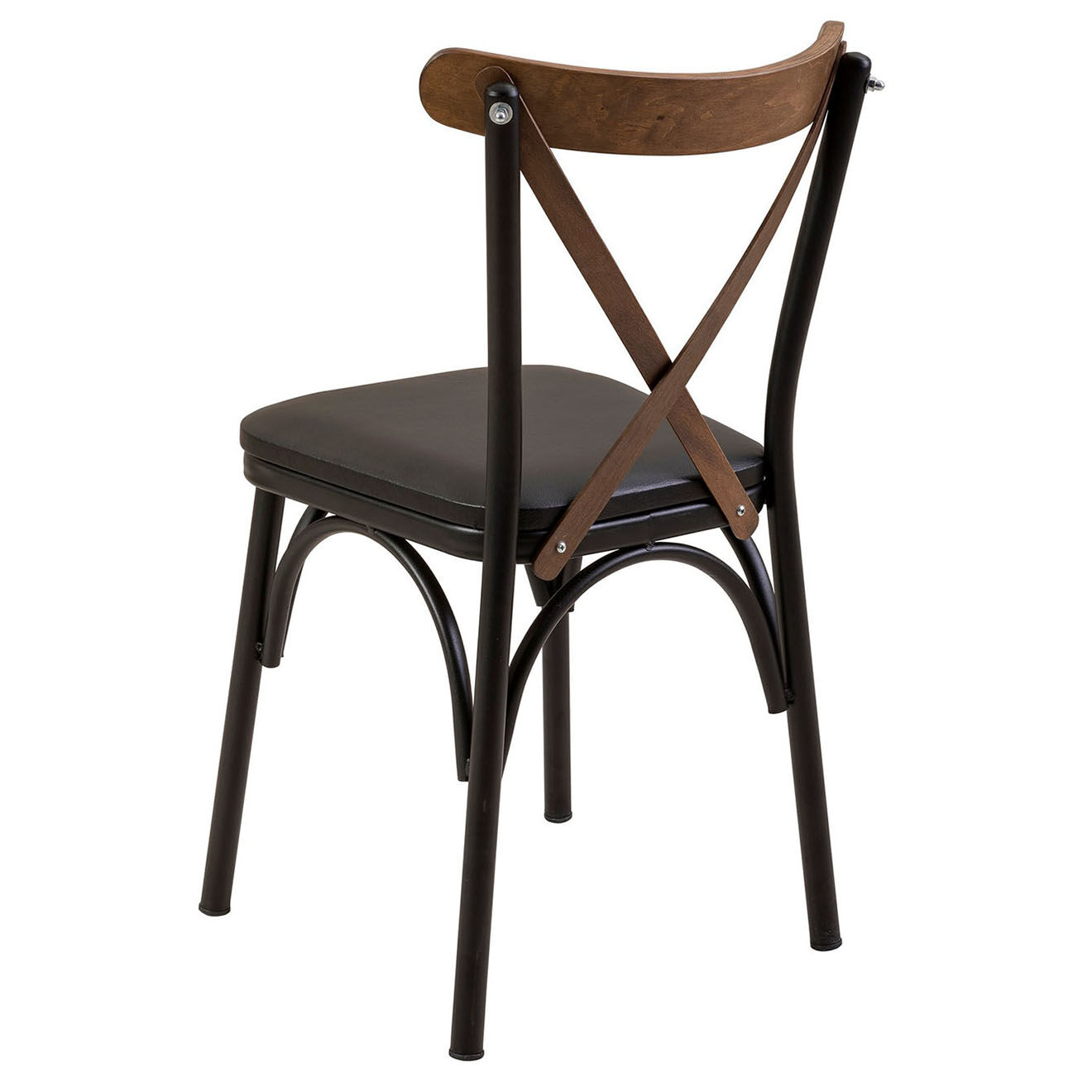 Wooden Art Table + 2 chaises OLV noir