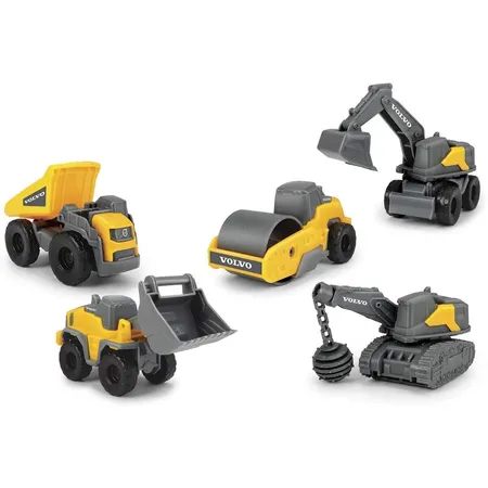 Dickie Toys Volvo Micro Workers 5 Pack