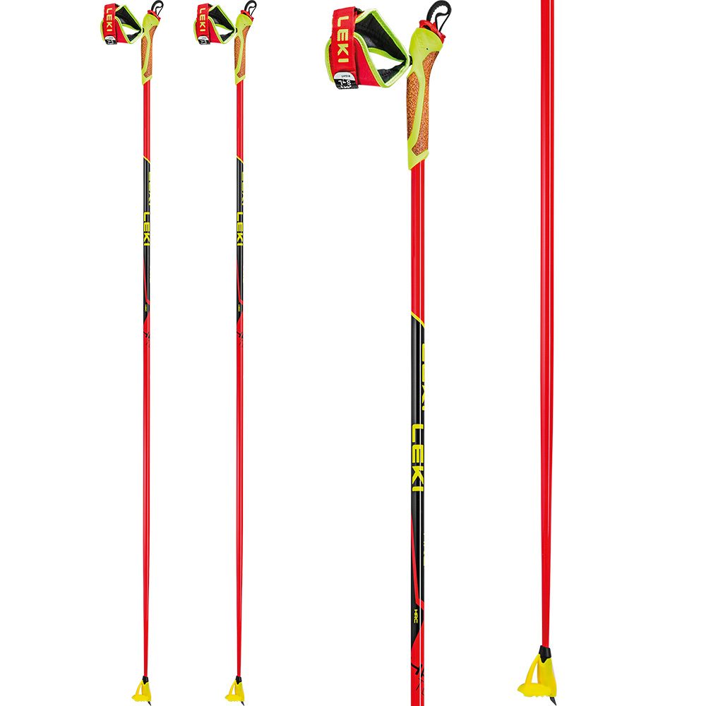 LEKI HRC Team Langlaufstöcke hellrot
