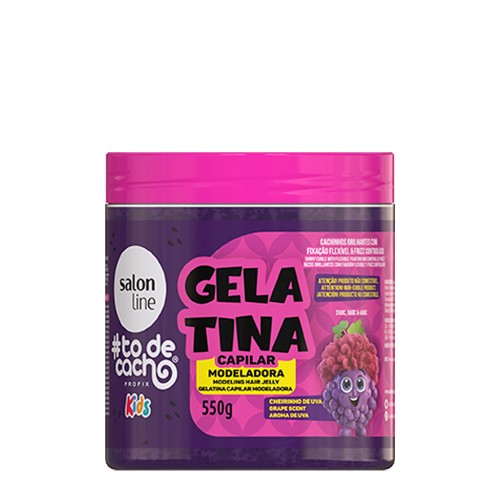 Salon Line #TODECACHO Kids Gelatina Modeladora de Uva 550g