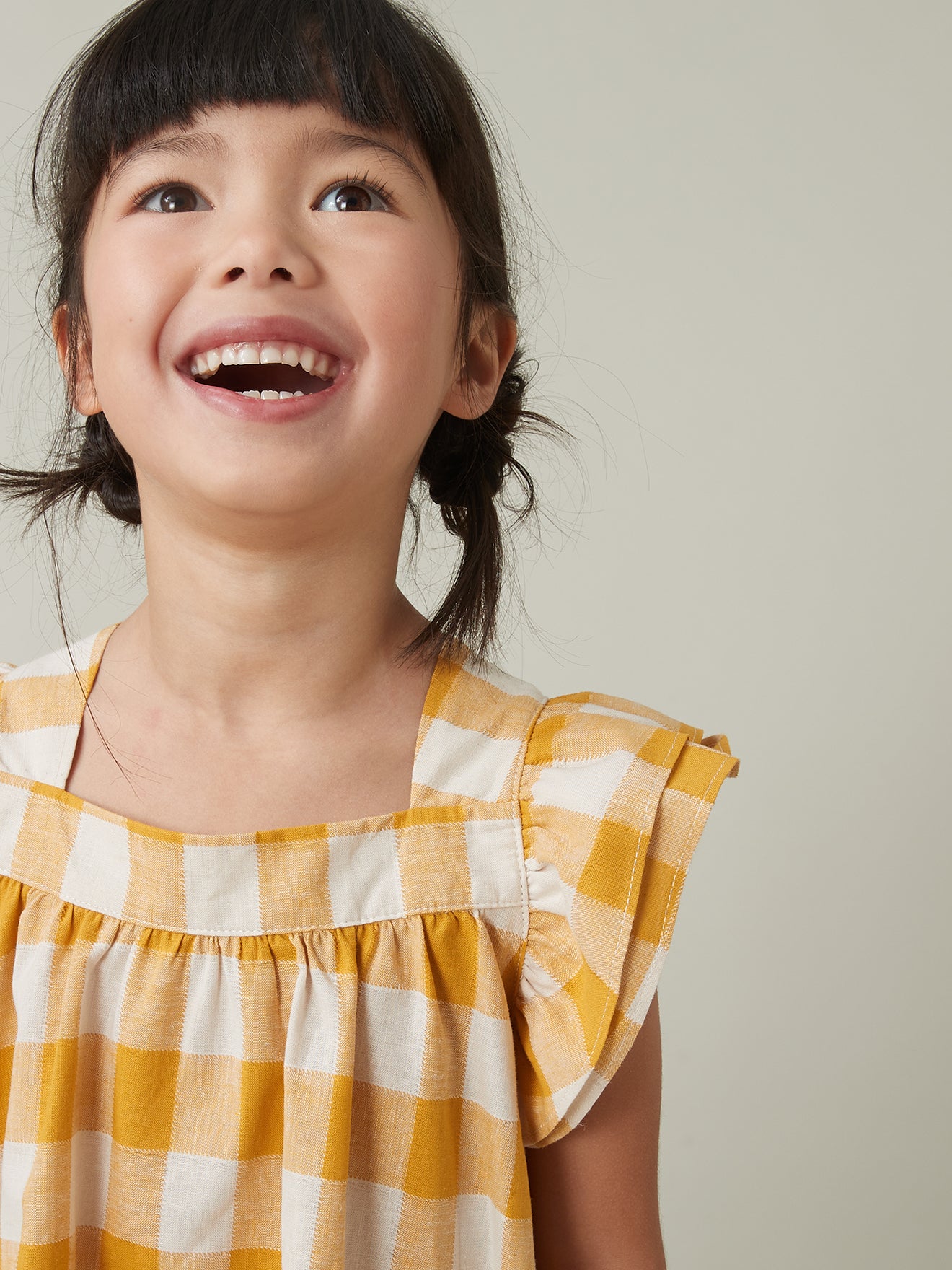 Robe vichy Fille grands carreaux